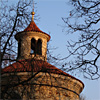 St. Martin Rotunda at Vysehrad with late spring sun - Prague